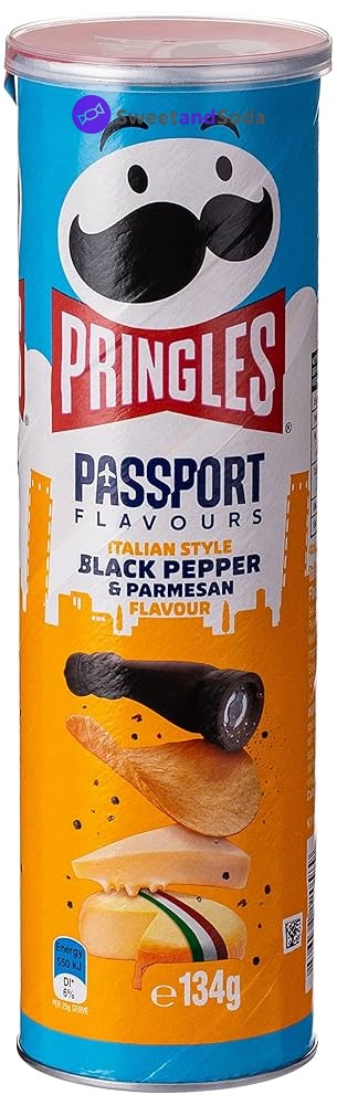 Pringles Black Pepper & Parmesans 20x110g