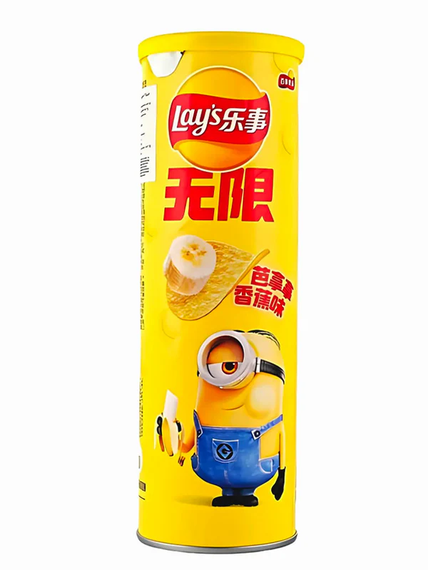 lay's & Minion Stax banana 24x90g