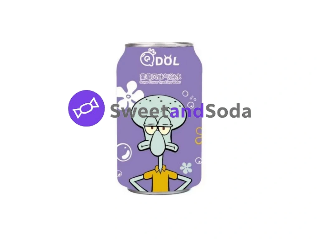 QDOL Spongebob Squarepants grappe Flavor Soda 24x330ml