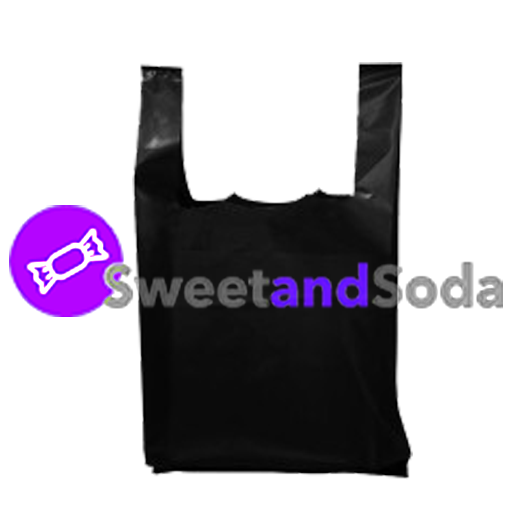 Sac Grand bretelles 50μ NOIR 30x18x55 E&C