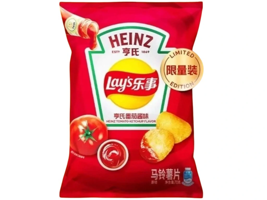Lay's & Hein z Tomato Ketchup 22x70g