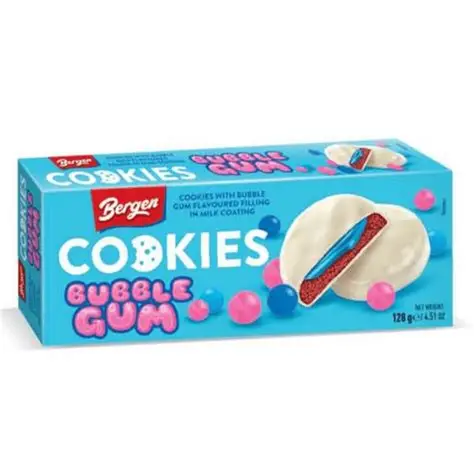 Cookies Bubble Gum 18x128g