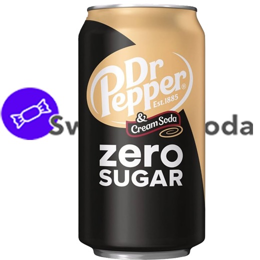 Dr Pepper Cream Soda Zero 24x355ml