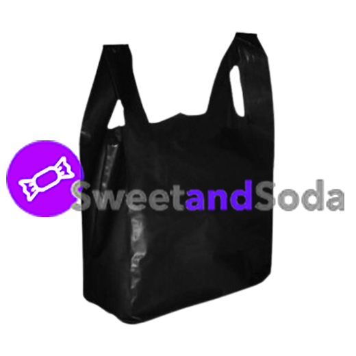 Sac Moyen bretelles 50μ NOIR 26x16x45 E&C