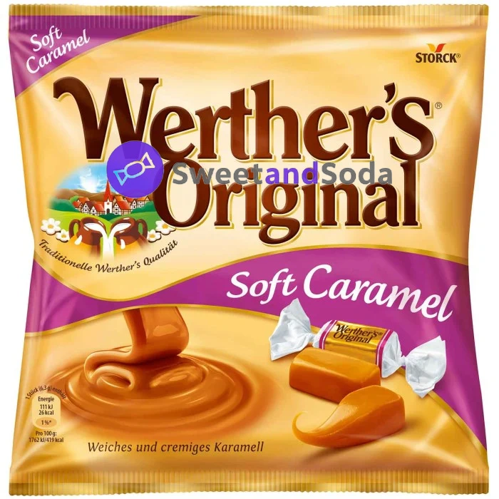 Werther Soft Caramel 12x180g
