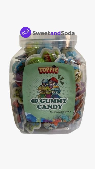 4D Gummy Candy 1x50