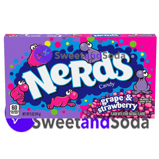 Nerds - Grape & Strawberry Candy Concession - 12 x 141g  (USA import)