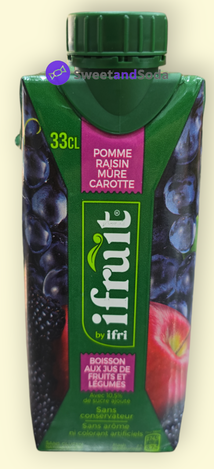 Ifruit Pomme Raisin Mure Carotte 24x33cl