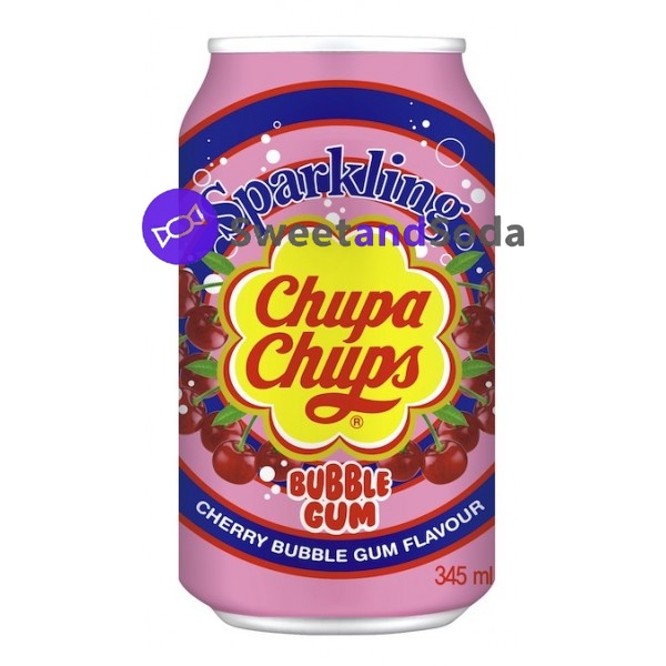 Chupa Chups cherry bubble gum 24x345ml