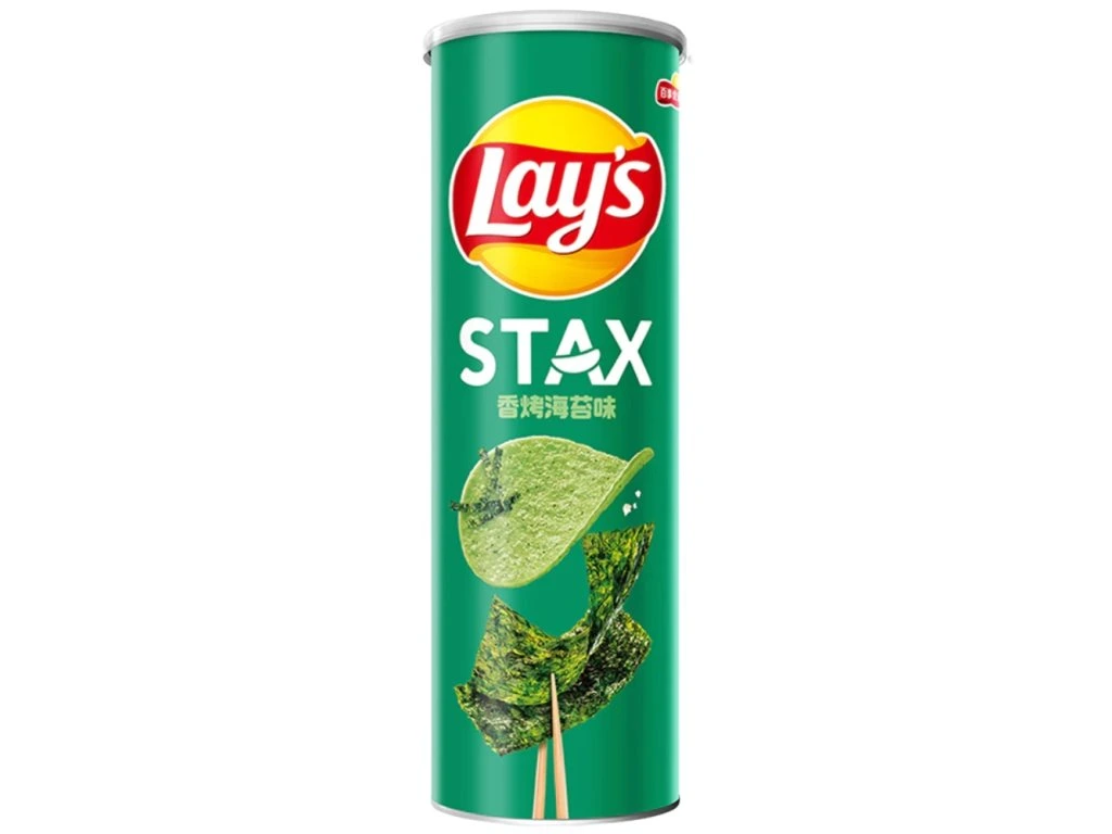 Lay's Stax Roasted Seaweed 24x90g 