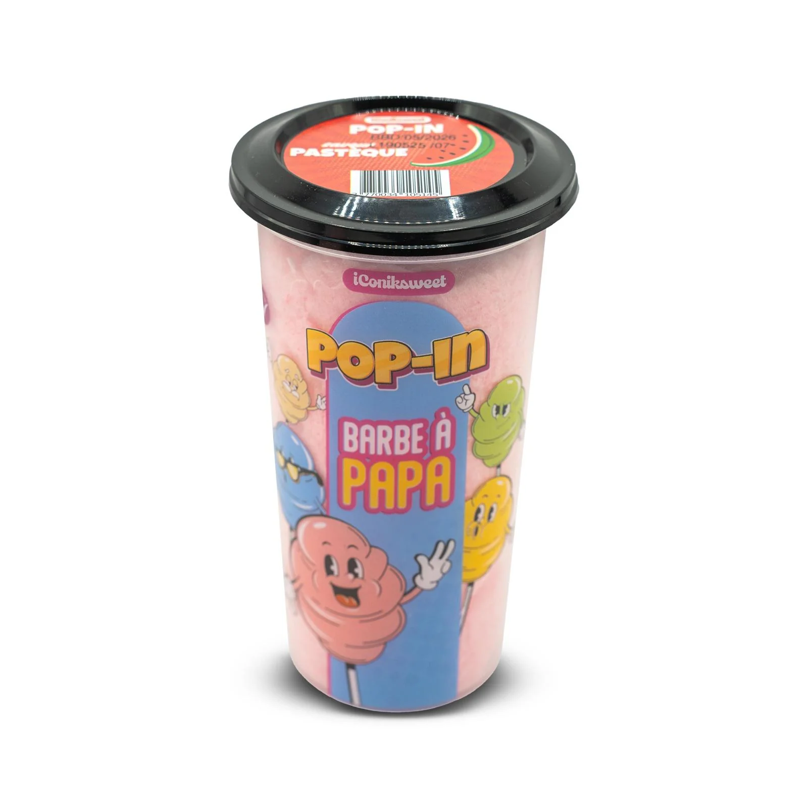 Pop In Barbe à Papa Pastèque 12x60g