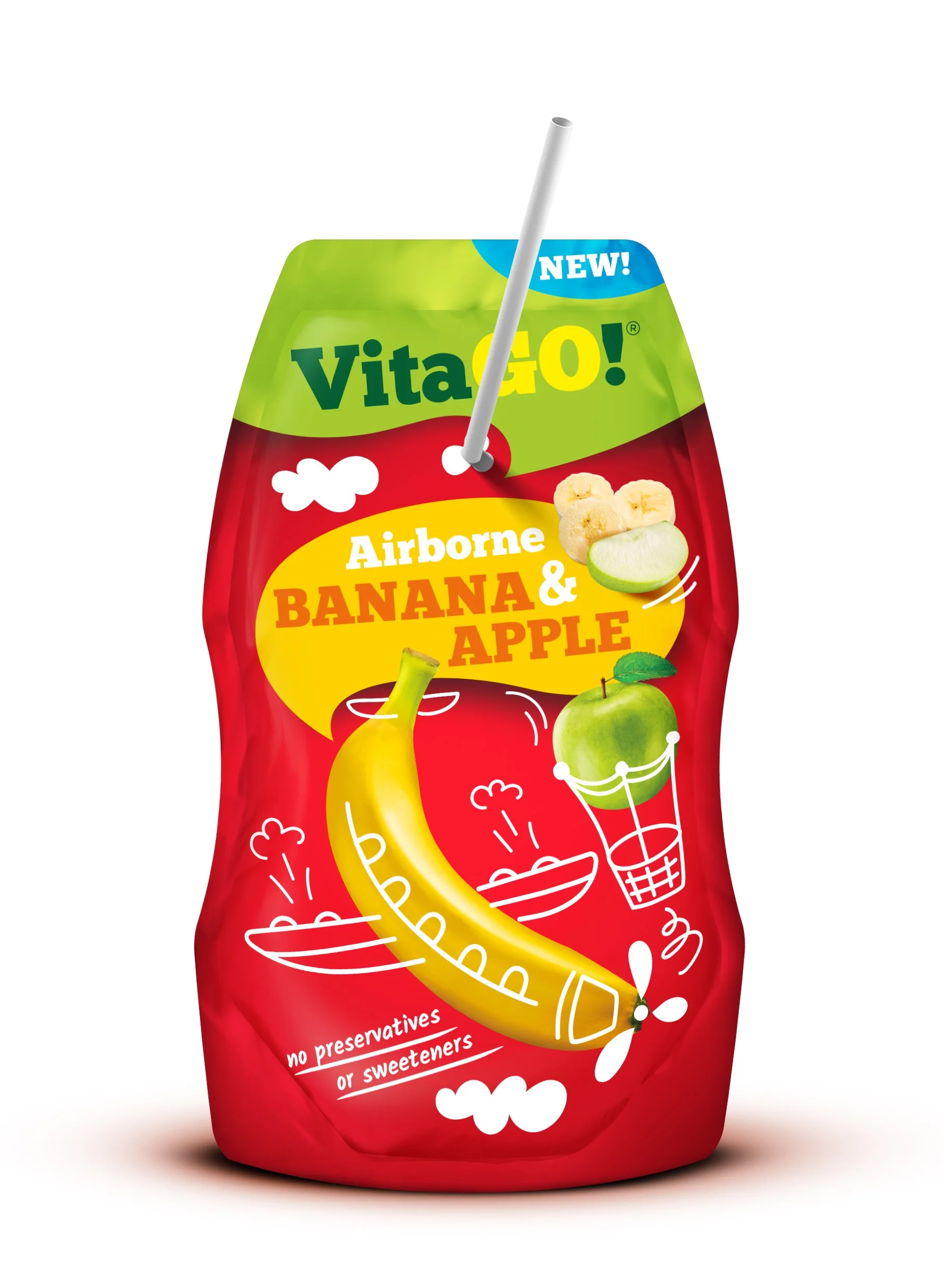 Vitago Banana & Apple 16x200ml