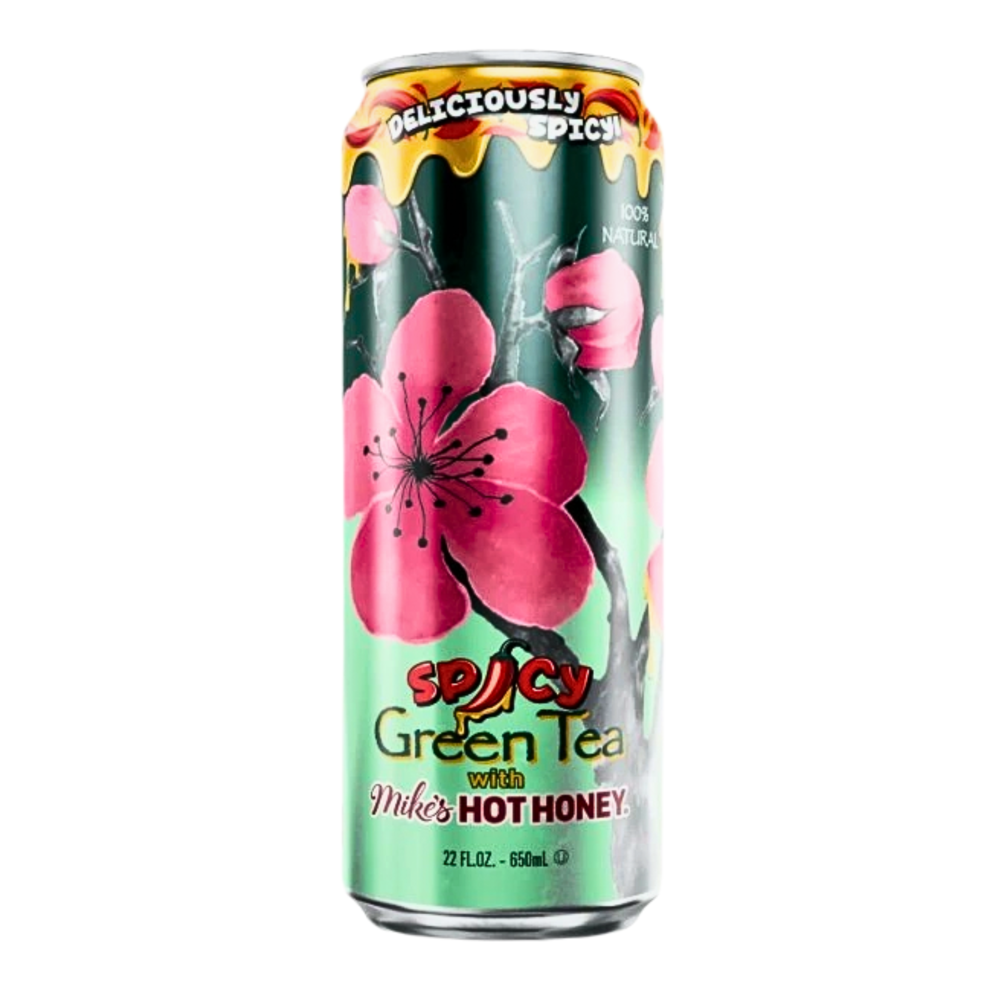 Arizona Spicy Green Tea withe Mike 's Hot Honey 24x650ml DLC(27/10/2027)