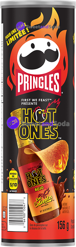 Pringles Hot  Rojo 14x158g 