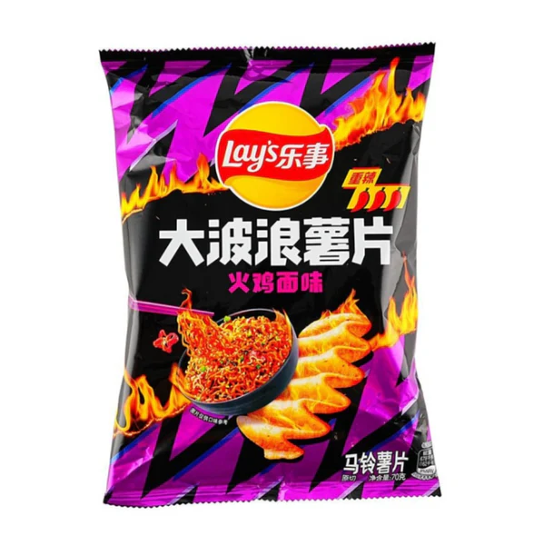 Lay's Big Wave Hot Chicken Noodle 22x70g