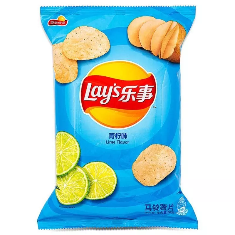 Lay's Natural Lime 22x65g