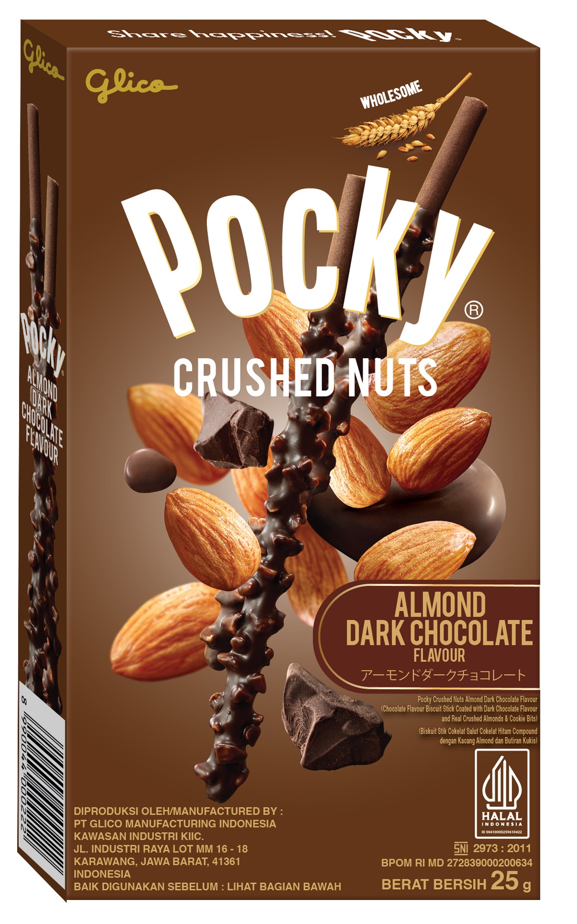 Pocky Almond Dark Chocolate 20x25g
