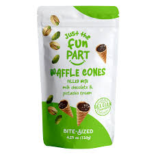 Just The Fun Cone S'mores Milk Chocolate & Pistachio  6x120g