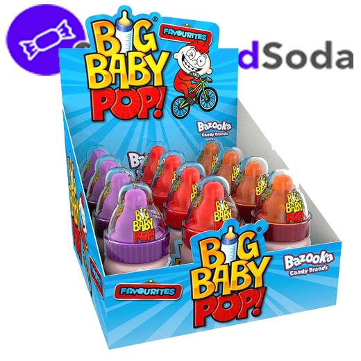Bazooka Big Baby Pop 12x32 gr.