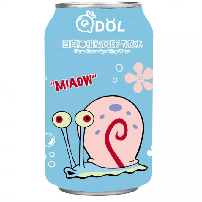 QDOL Pokemon Squarepants Citrus Flavor Soda 24x330ml