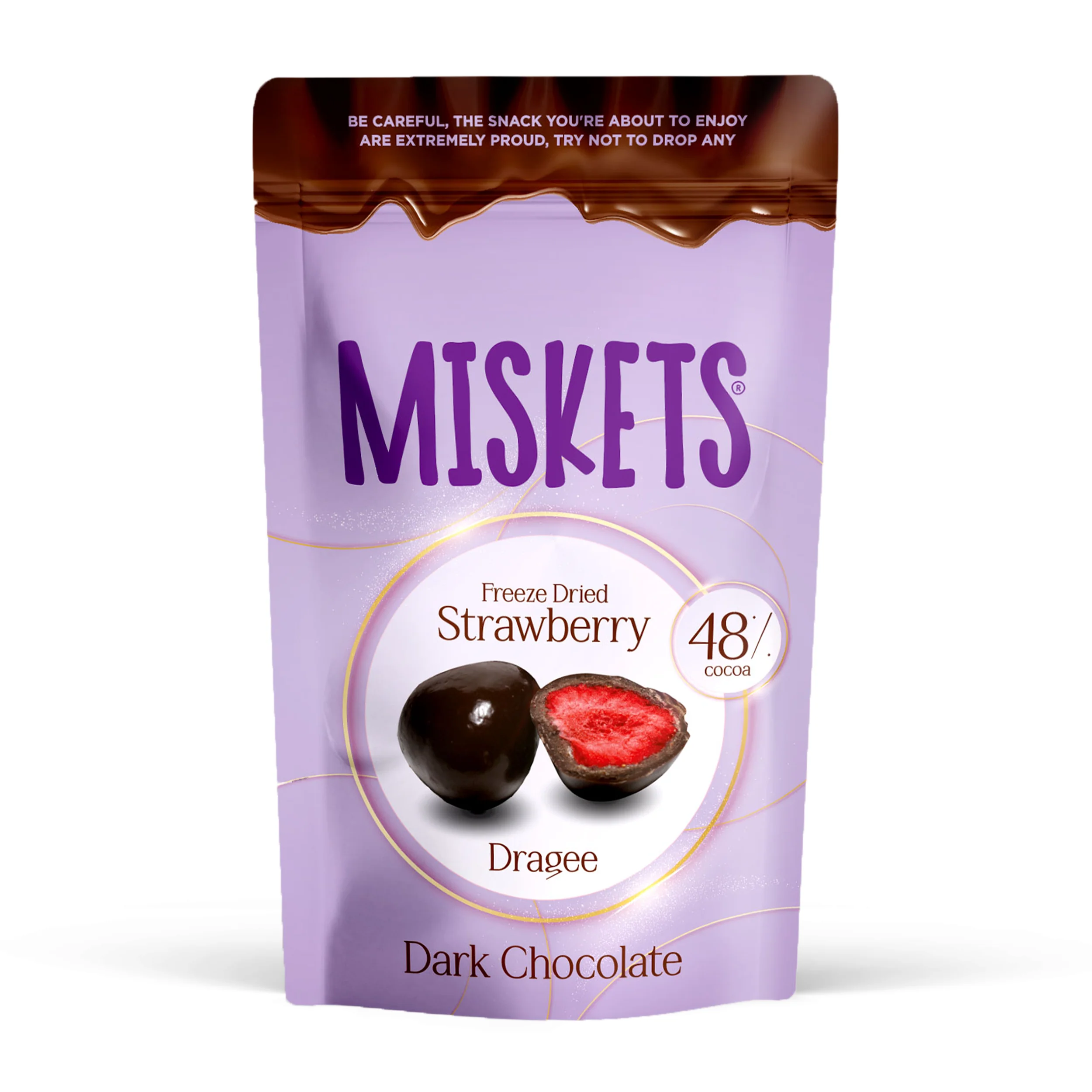 Misket Dark Chocolate Strawberry 12x80g