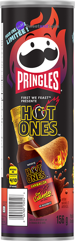 Pringles Hot Barbacoa 14x158g 