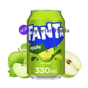 Fanta UK Apple Zero Sugar 24x330ml (30/10/25)