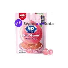 amos 4D fruit gummy peach 65gx24