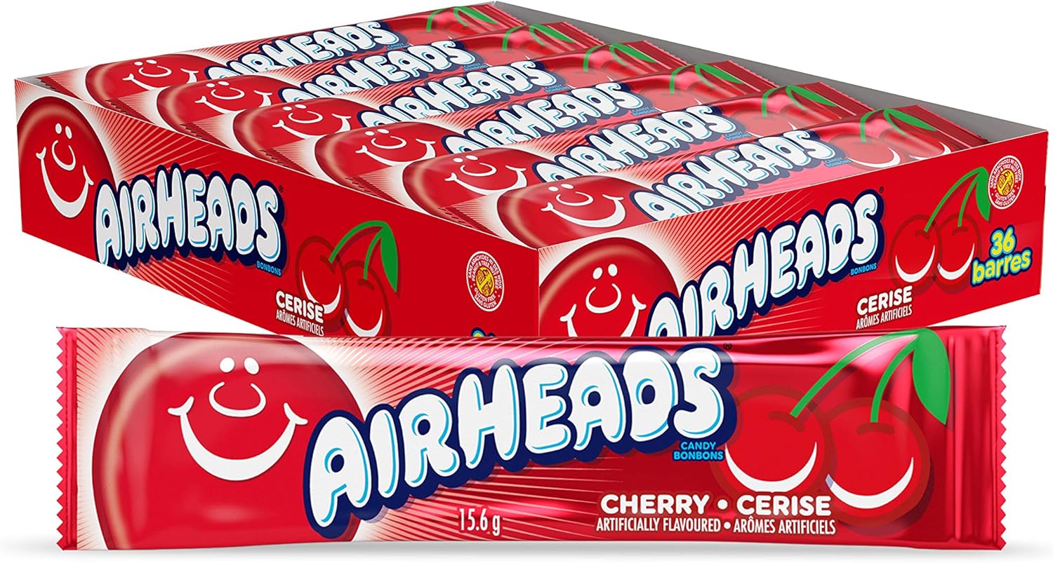 Airheads Cherry 16g x36 unités  (USA import)