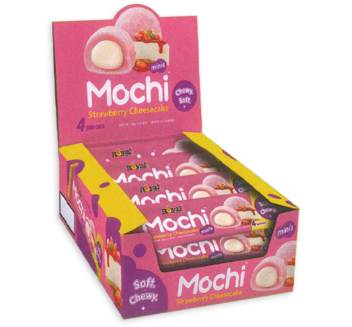 Mini Mochi Strawberry Cheesecake 12x40g