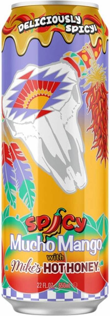 Arizona Spicy Mucho Mango Whith Mike's Hot Honey 24x650ml DLC(15/12/2027)