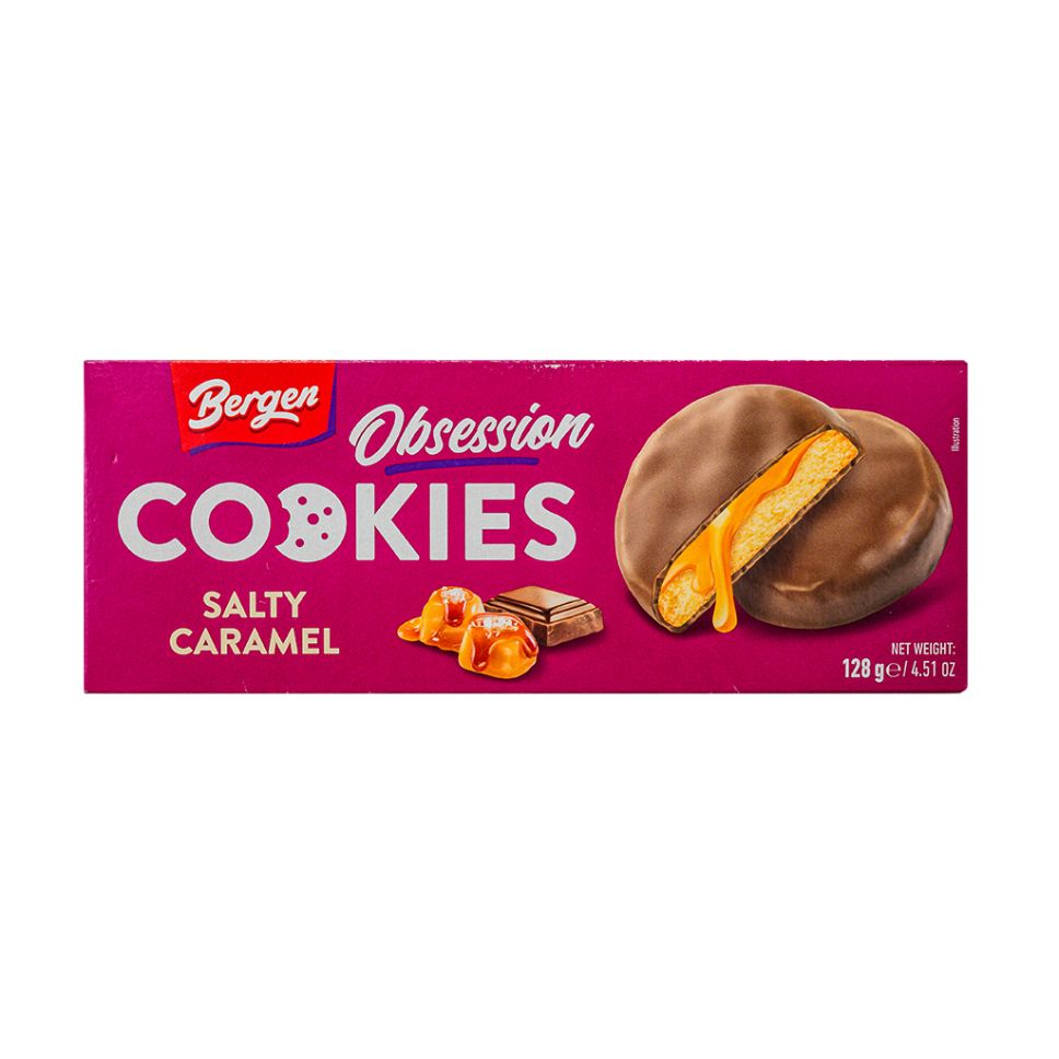 Bergen Cookie Caramel 18x128 g