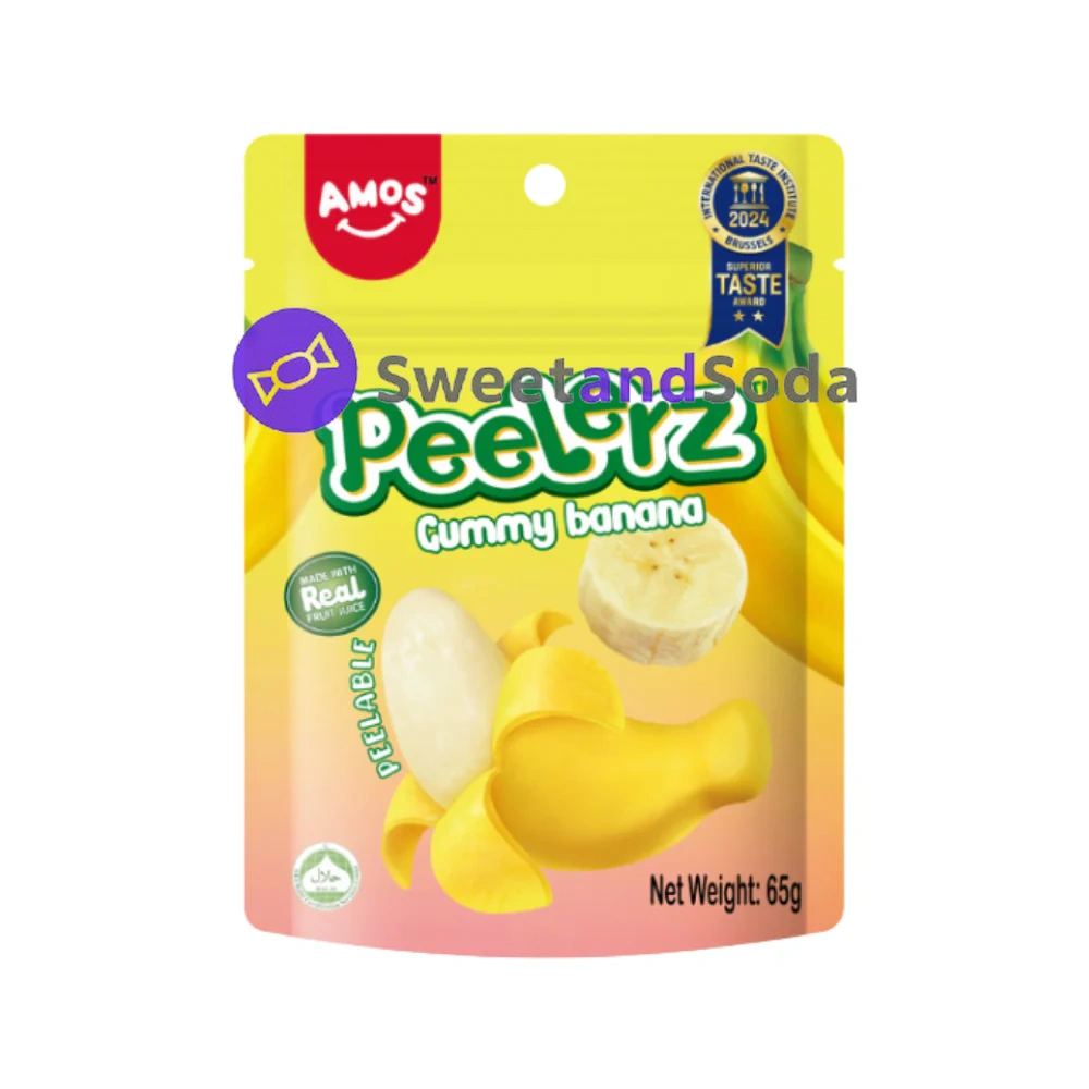Amos Peelerz Gummy Banana 24x65g 