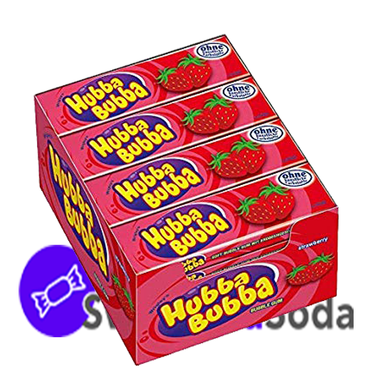 Hubba Bubba Strawberry 20x35 gr
