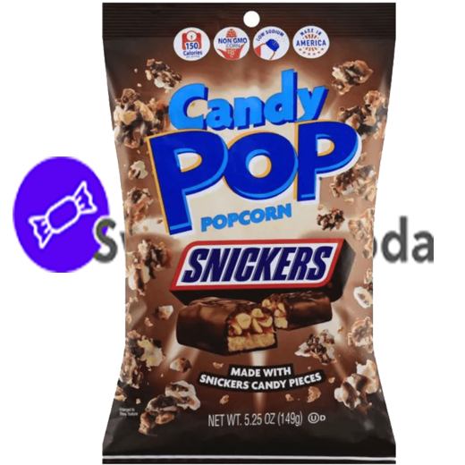 Candy Pop Snickers Popcorn 149g (1x12)