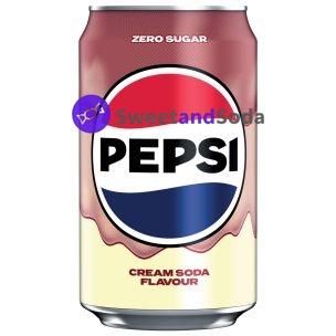 Pepsi Zero Sugar Cream Soda 24X330ml